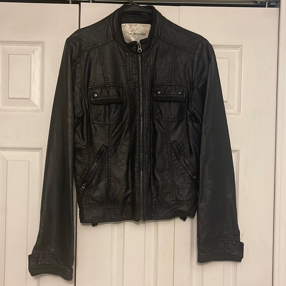 Maurice’s leather jacket